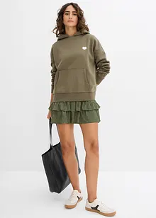 Oversized hoodie van een zachte katoenmix, bonprix