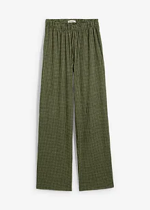 Jersey broek van gestructureerde crêpe, bonprix