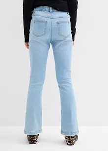 Instapjeans (set van 2), mid waist, bonprix