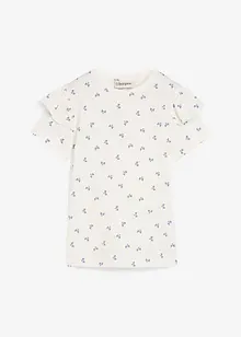 T-shirt van elastische organische katoenmix, bonprix