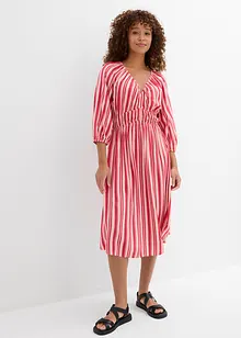 Midi jurk van soepele viscose, bonprix