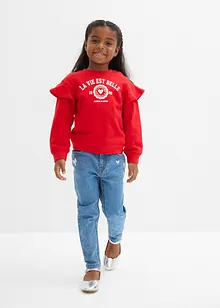 Sweater van zacht biologisch katoen (set van 2), bonprix