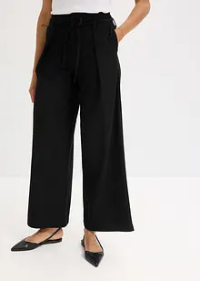 Bandplooibroek met ceintuur, bonprix