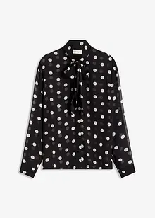 Blouse met strik, bonprix