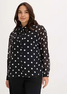 Blouse met strik, bonprix