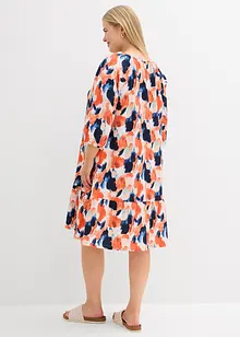 Tuniekjurk van borkencrèpe, bonprix
