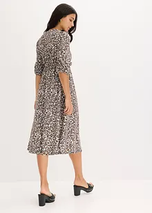 Jersey jurk met strik, bonprix