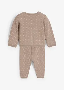 Jasje en broek in een katoenmix (2-dlg. set), bonprix