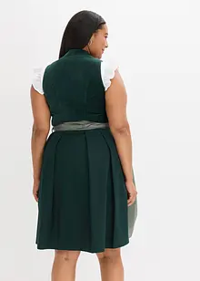 Dirndl met fluweel in midi lengte (2-dlg. set), bonprix