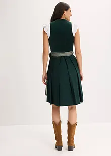 Dirndl met fluweel in midi lengte (2-dlg. set), bonprix
