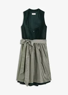 Dirndl met fluweel in midi lengte (2-dlg. set), bonprix