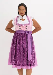 Dirndl met pailletten schort (2-dlg. set), bonprix