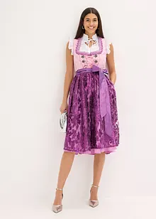 Dirndl met pailletten schort (2-dlg. set), bonprix