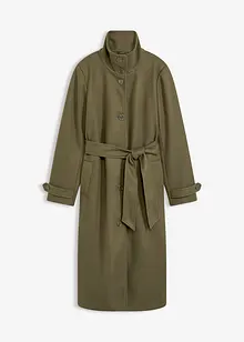 Lange jas in wollen look, bonprix