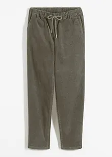 Corduroy broek met comfortabele tailleband, bonprix