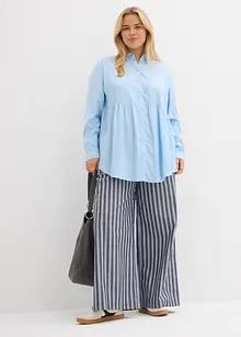 Lange blouse met knoopsluiting van viscose, bonprix