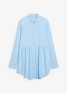 Lange blouse met knoopsluiting van viscose, bonprix