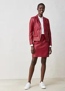 Korte blazer van lamsnappa, bonprix