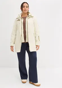 Lange stretch softshell jas, waterafstotend, bonprix