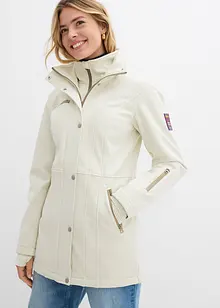 Lange stretch softshell jas, waterafstotend, bonprix