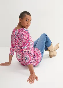 Katoenen shirt met 3/4 mouw van bilogisch katoen, bonprix