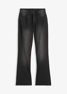 Bootcut meisjes jeans, mid waist, bonprix