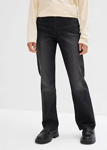 Bootcut meisjes jeans, mid waist, bonprix