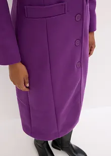 Lange jas in wollen look, bonprix