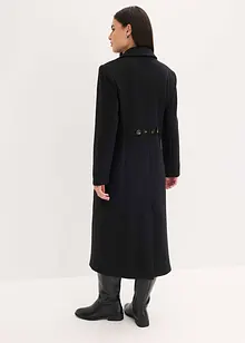 Lange jas in wollen look, bonprix