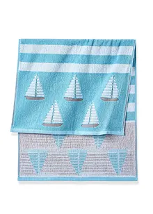 Handdoek met zeilboten, bonprix