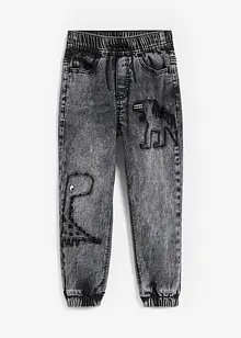 Thermo instapjeans met jersey voering, regular fit, bonprix