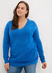 Oversized trui met V-hals, bonprix