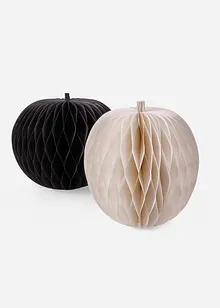 Decoratieve pompoenen van papier (2-dlg. set), bonprix