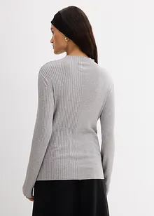 Geribd shirt in een viscosemix, bonprix