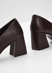 Pumps van leer, bonprix