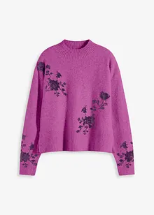 Trui met paillettenborduursel, bonprix