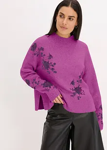 Trui met paillettenborduursel, bonprix