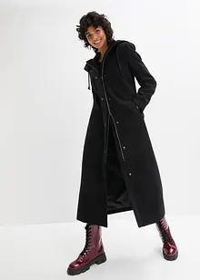 Lange jas in wollen look, maxilengte, bonprix
