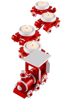 Kaarshouder kersttrein (5-dlg. set), bonprix