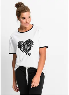 Lang sportshirt (set van 2), korte mouw, bonprix