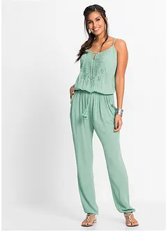 Jumpsuit van gestructureerde viscose, bonprix