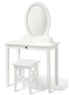 Toilettafel met ovale spiegel, bpc living bonprix collection