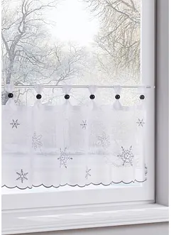 Valletje met geborduurde sneeuwvlokken, bonprix