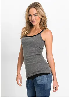 Spaghetti top (set van 2), bonprix