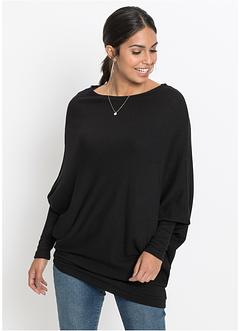 Oversized trui met asymmetrische onderrand, BODYFLIRT