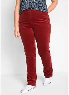 Stretch corduroy broek, straight, bonprix