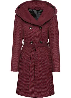 Korte coat met wol, bonprix