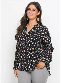 Blouse met V-hals, bonprix