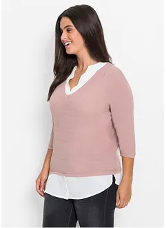 Trui met blouse-inzet, bonprix