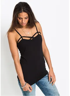 Top met spaghettibandjes (set van 2), bonprix